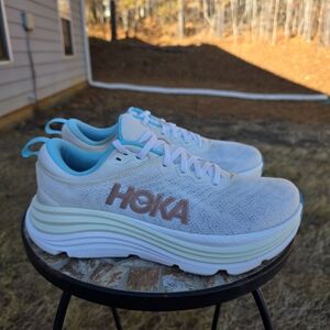 Hoka Gaviota 5 1134235 FTRS Frost Rose Gold Running Shoe Sneakers Women Sz 9.5 B